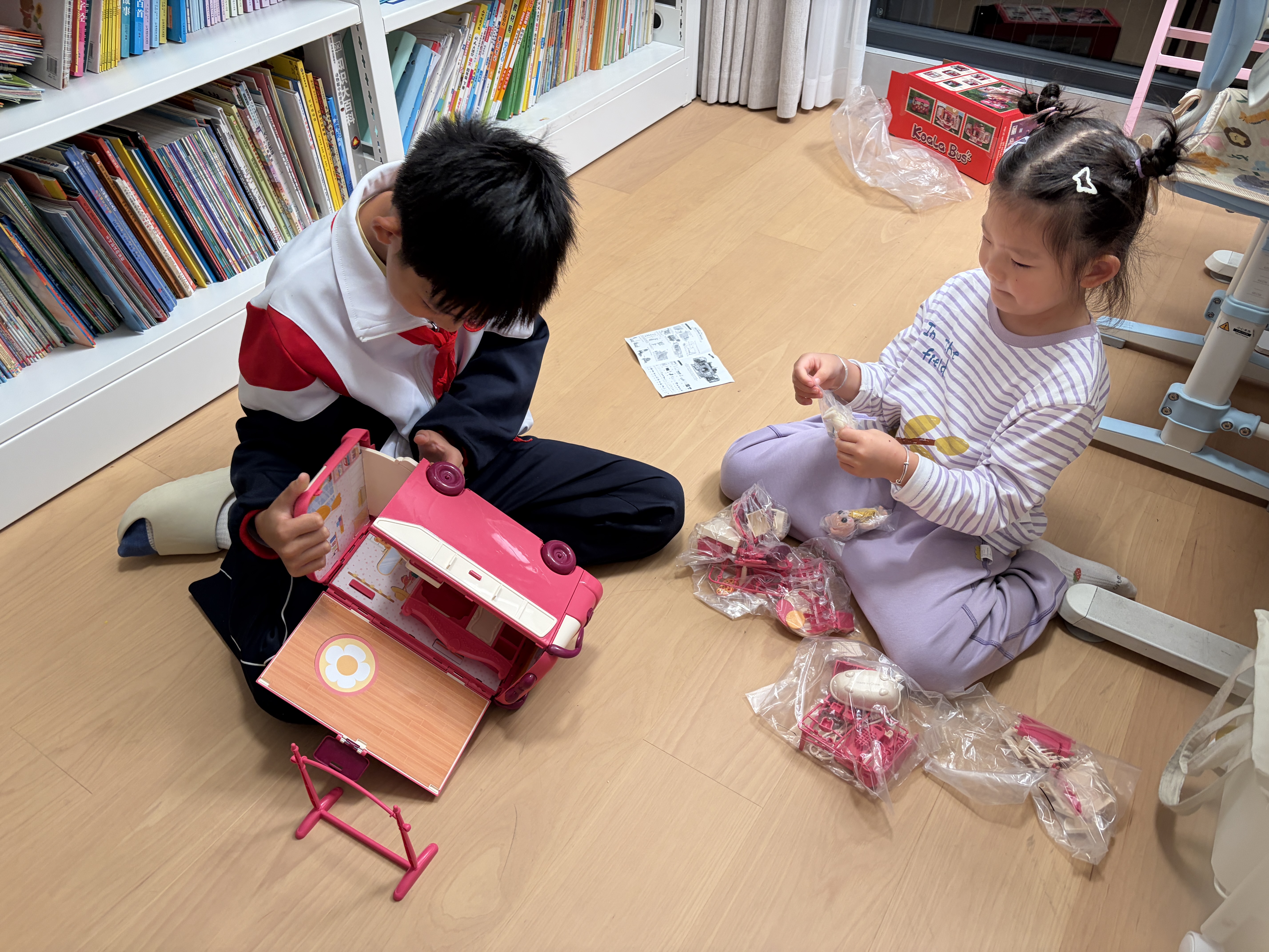 迪漫奇儿童过家家玩具房车巴士公主卧室厨房考拉女孩娃娃屋别墅生日礼物 实拍图