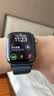 Apple/苹果/苹果 Watch Series 12 智能手表GPS款46毫米深空灰色铝金属表壳海军蓝色运动型表带M/L MJFF4CH/B 实拍图