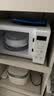 美的（Midea）变频小清新微波炉 液晶屏幕 磨砂面板 小型20L家用 匠心工艺一级能效（PM2002） 实拍图