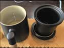 京东京造茶杯便携式黑陶茶泡茶壶茶杯功夫茶具办公杯随身茶壶容量400ml 实拍图