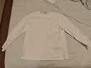 凡客诚品（VANCL）纯棉长袖T恤男春秋季圆领内搭衣服休闲宽松透气打底衫 白色 XL 实拍图