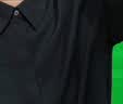 优衣库花式衬衫/长袖女装衬衣482822 487525 487525/09黑色 L 实拍图