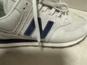 NEW BALANCE秋冬男女同款复古灰色耐磨轻便运动休闲鞋574系列ML574LGI 44 实拍图