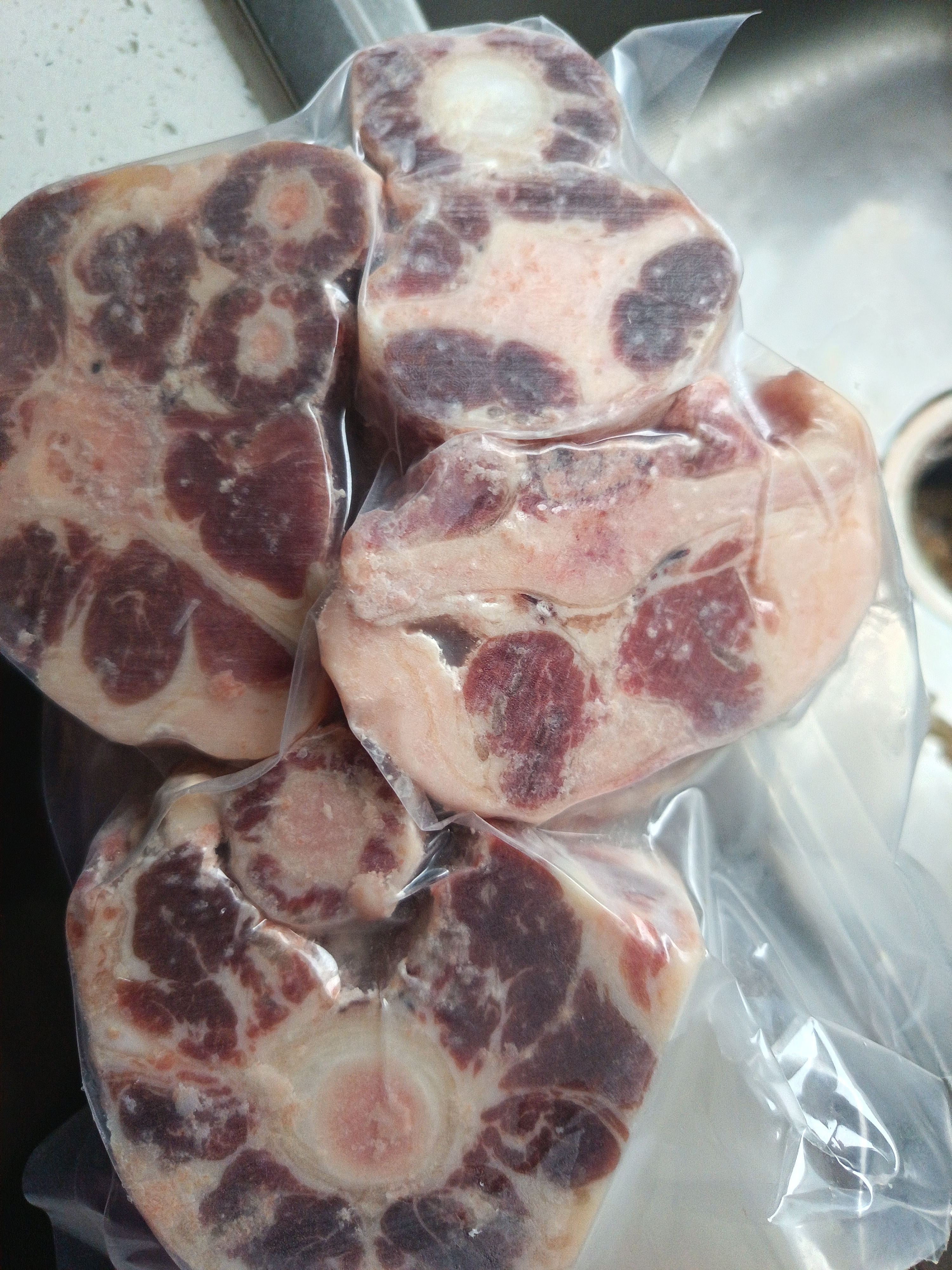 澳纽宝新西兰草饲原切牛尾骨1斤 炖煮食材 生鲜牛肉 实拍图