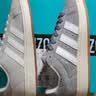 adidas 面包鞋 GRAND COURT BASE 00s休闲板鞋平底鞋男女阿迪达斯 浅灰/白色/树脂黄   42 实拍图