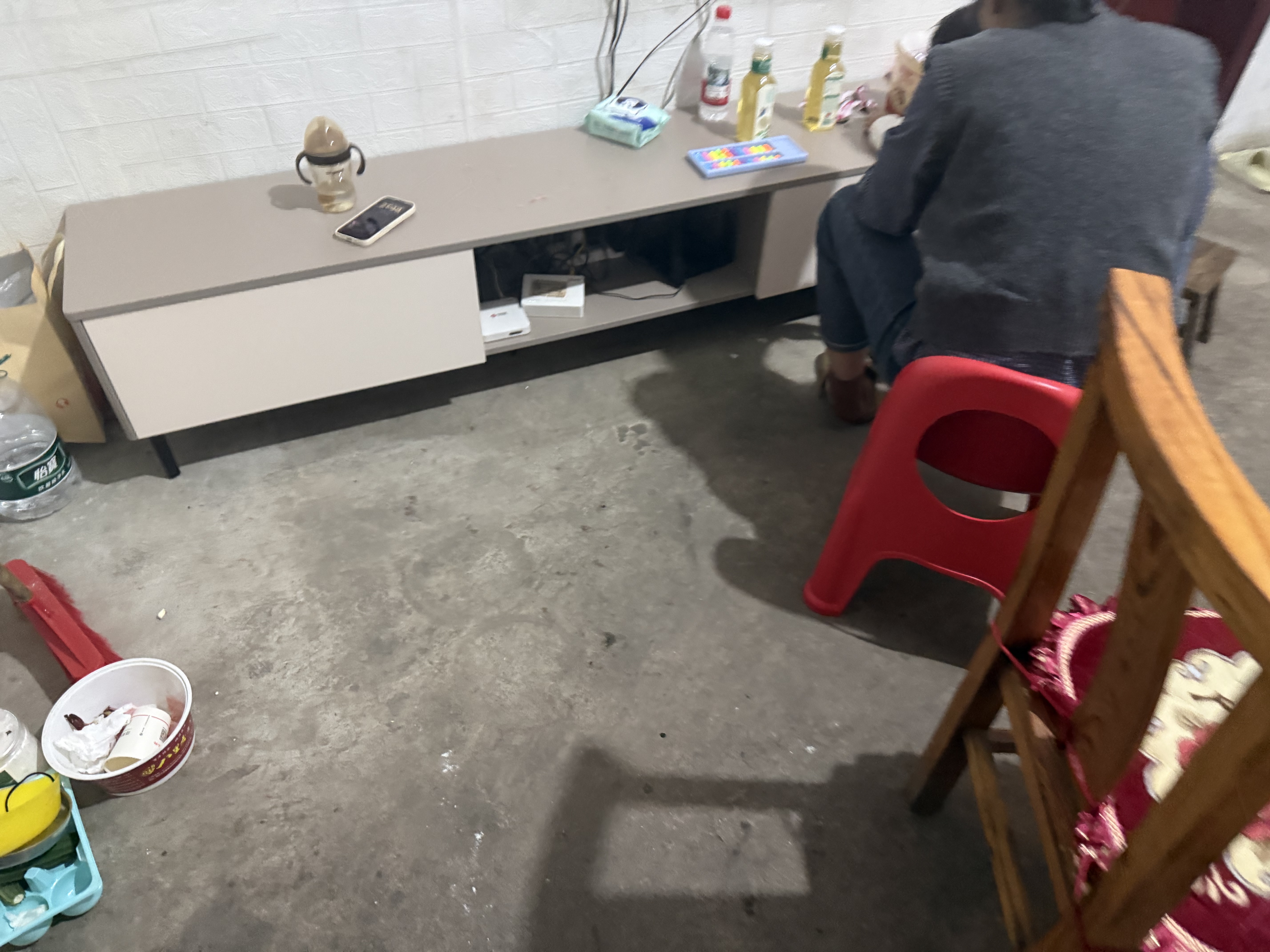 全友家居 现代简约风家具客厅家用收纳储物柜子2.2米电视柜大户型矮柜 实拍图