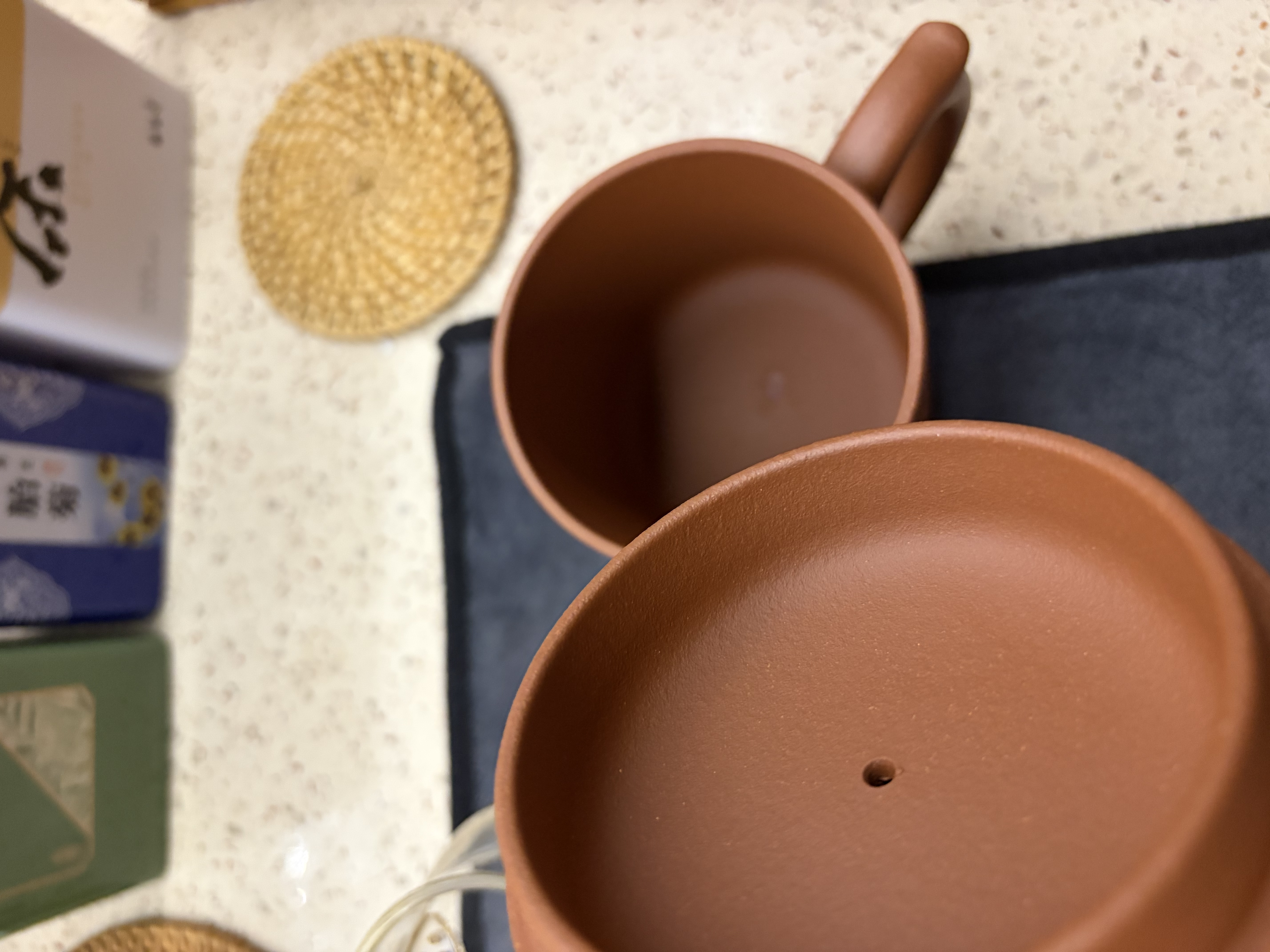 京东京造 茶杯 宜兴紫砂茶水分离泡茶水杯子男士送中秋礼物 降坡泥不染杯 实拍图