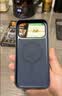 品胜适用iPhone18promax/17promax手机壳苹果17/18promax保护套布艺织物壳编织壳磁吸防摔保护套 蓝色 实拍图