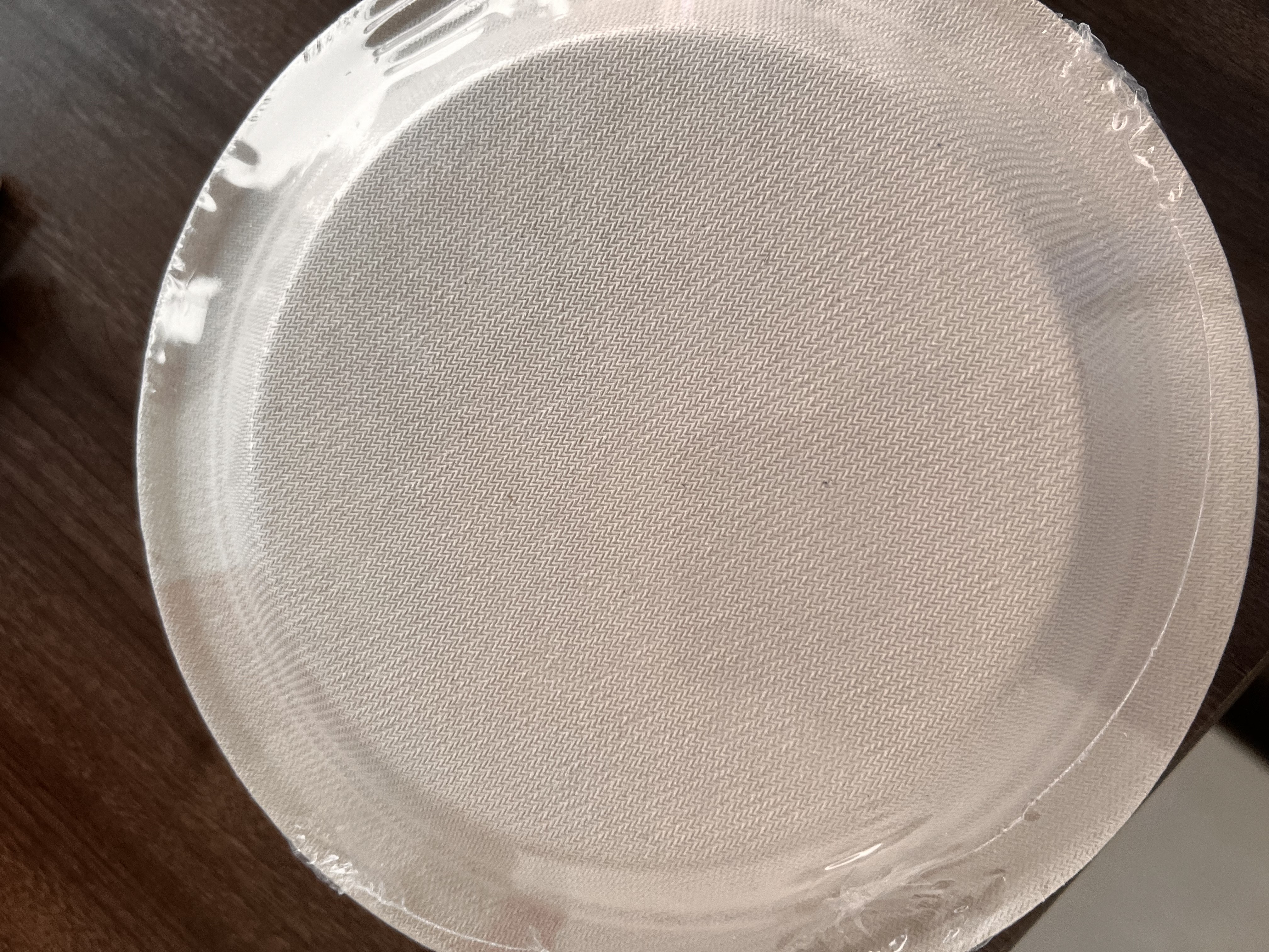 京东京造 一次性盘子碗餐盘餐具 中号食品级烧烤露营纸盘7英寸【30只】 实拍图