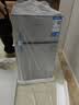志高（CHIGO）小冰箱迷你小型家用冷藏冷冻两用宿舍出租房用双门办公室电冰箱节能省电 【店长推荐】108银色【全国联保丨节能省电】 实拍图