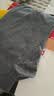 恒源祥【抑菌薄款】纯棉秋裤男士棉毛裤加大加肥秋冬保暖线裤深麻灰 实拍图