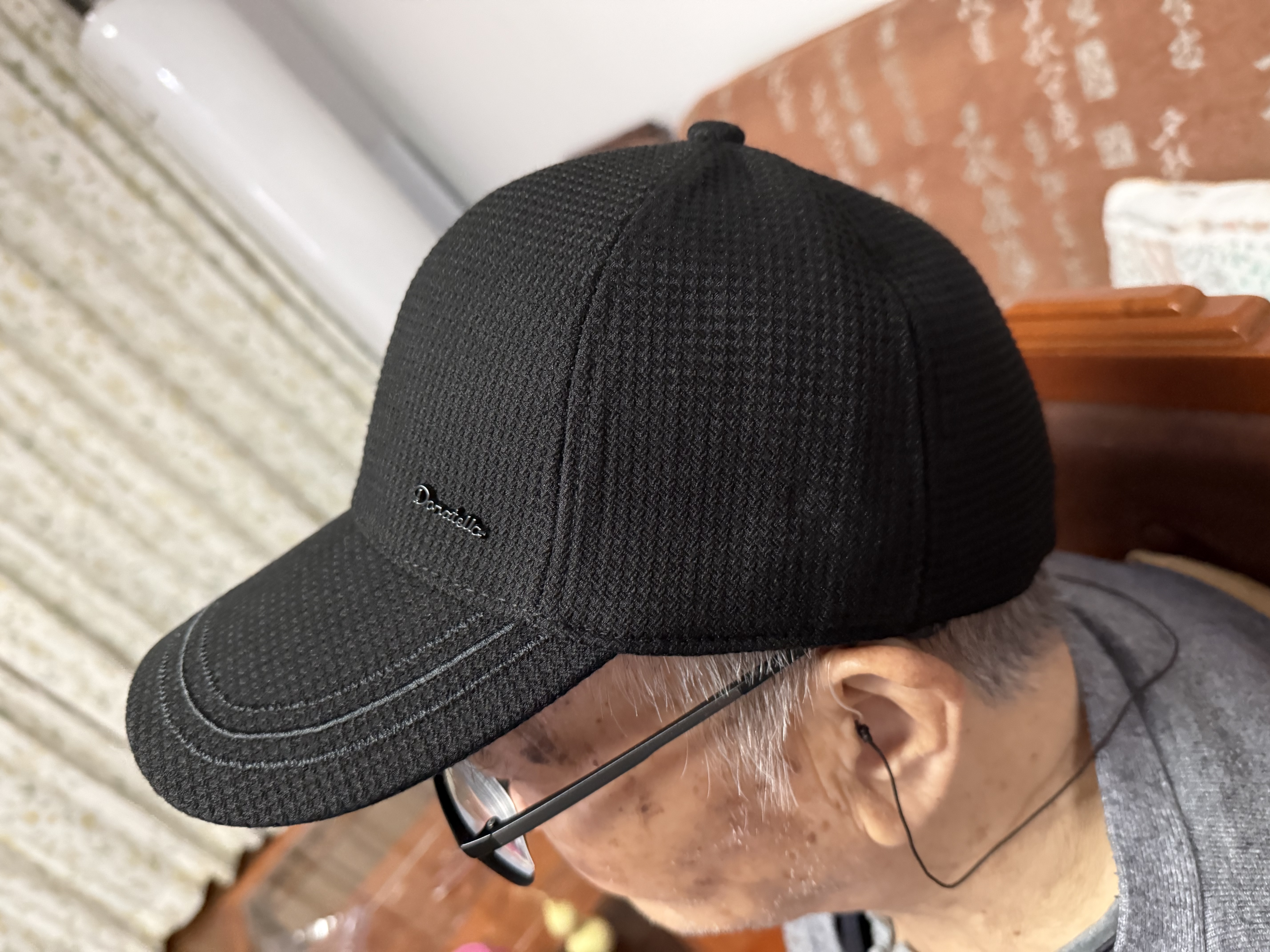 啄木鸟中老年人帽子男士冬季保暖棒球帽老人爷爷冬天爸爸护耳鸭舌棉帽男 实拍图