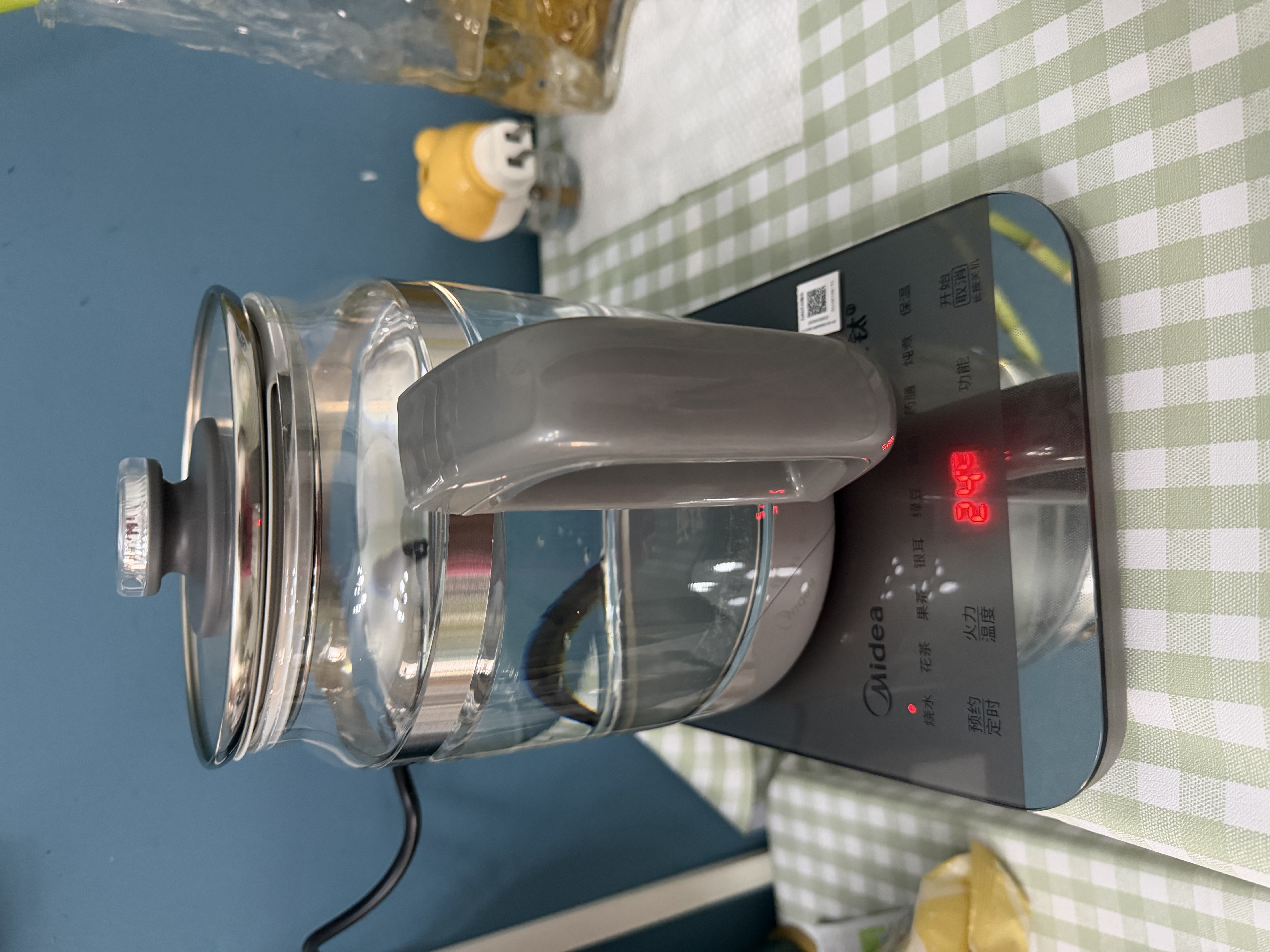 美的（Midea）养生壶纯钛恒温水壶烧水壶一体家用泡奶机电热水壶办公室煮茶多功能壶2026新款1.5L YS15P150Ti 实拍图