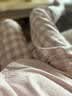 MUJI女式 无侧缝双层纱织 睡衣家居服套装纯棉女装26新款浅粉红色6A L 实拍图