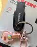 Sandisk闪迪64GB USB3.2 U盘 CZ550黑色 读速100MB/s 安全加密 数据恢复 学习办公电脑车载 高速大容量优盘 实拍图