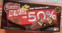 雀巢（Nestle）脆脆鲨黑巧克力味减糖威化夹心饼干休闲零食36条225g*2休闲零食 实拍图