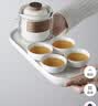 不拙便携式旅行茶具户外茶杯出差一壶四杯白言启露营茶具旅行套装 实拍图