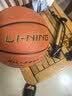 李宁（LI-NING）篮球7号超纤室内外兼用防滑赛事标准成人青少年比赛专用蓝球081-1 实拍图