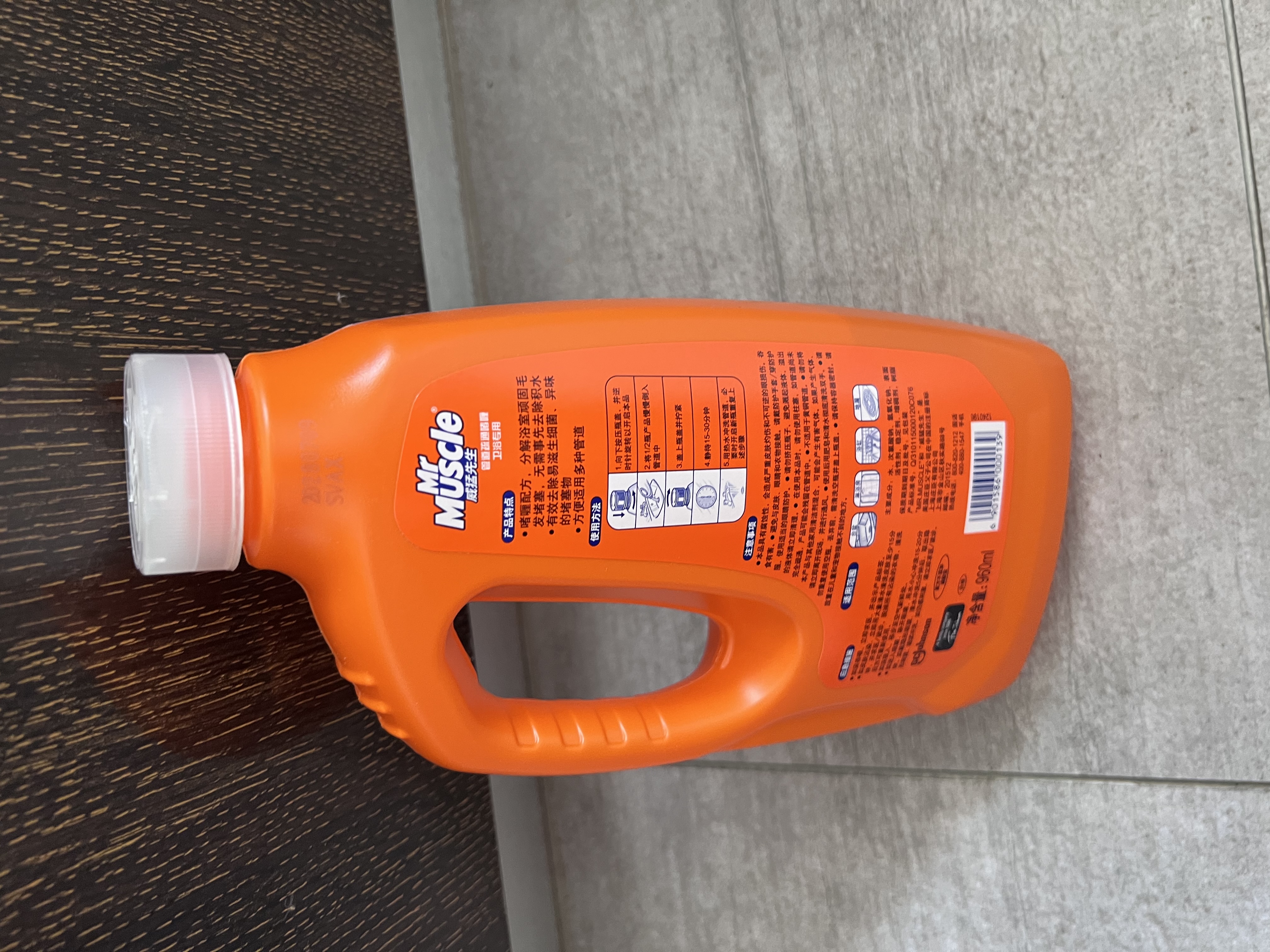 威猛先生（Mr Muscle）管道疏通啫喱 960ml 厨房专用 下水道强力疏通剂 管道疏通神器 实拍图