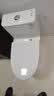 九牧（JOMOO） 马桶 卫浴节水防臭小户型坐便器 缓降快拆盖板劲冲抗菌马桶 【无棱大冲力】11396-305坑 实拍图