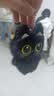 新款黑猫玩偶毛绒公仔挂件可爱猫咪包包挂饰情侣礼物ins学生礼物 黑色带珠链 10cm 实拍图