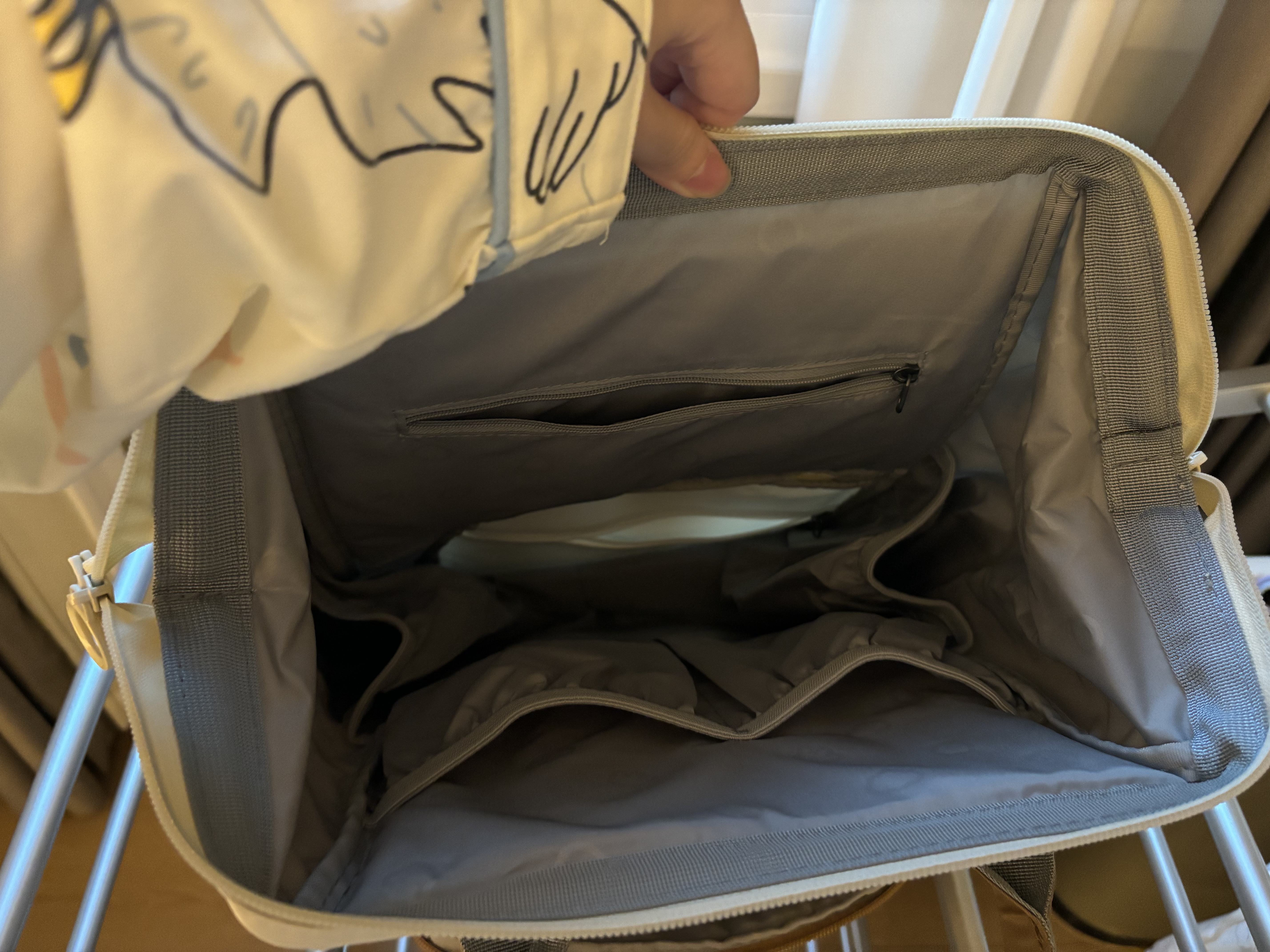 babycare育儿包多功能轻便手提包大容量母婴非妈咪包 26新品 拟态棕 实拍图