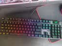 ROG 游侠2 RX PBT版 机械键盘 有线电竞游戏键盘 RX红轴 RGB背光 防水防尘键盘104键 lpl/吃鸡 黑色  实拍图