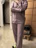 浪莎睡衣女士(抑菌+纯棉)春秋季长袖长裤可外穿两件家居服大码套装冬 实拍图