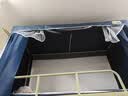 南极人（Nanjiren）大学生宿舍床帘蚊帐加密三开门宿舍遮光床帘上铺下铺寝室床幔蚊帐 Q-深灰 宽0.9m*长1.9m*高1.1m上铺用 实拍图