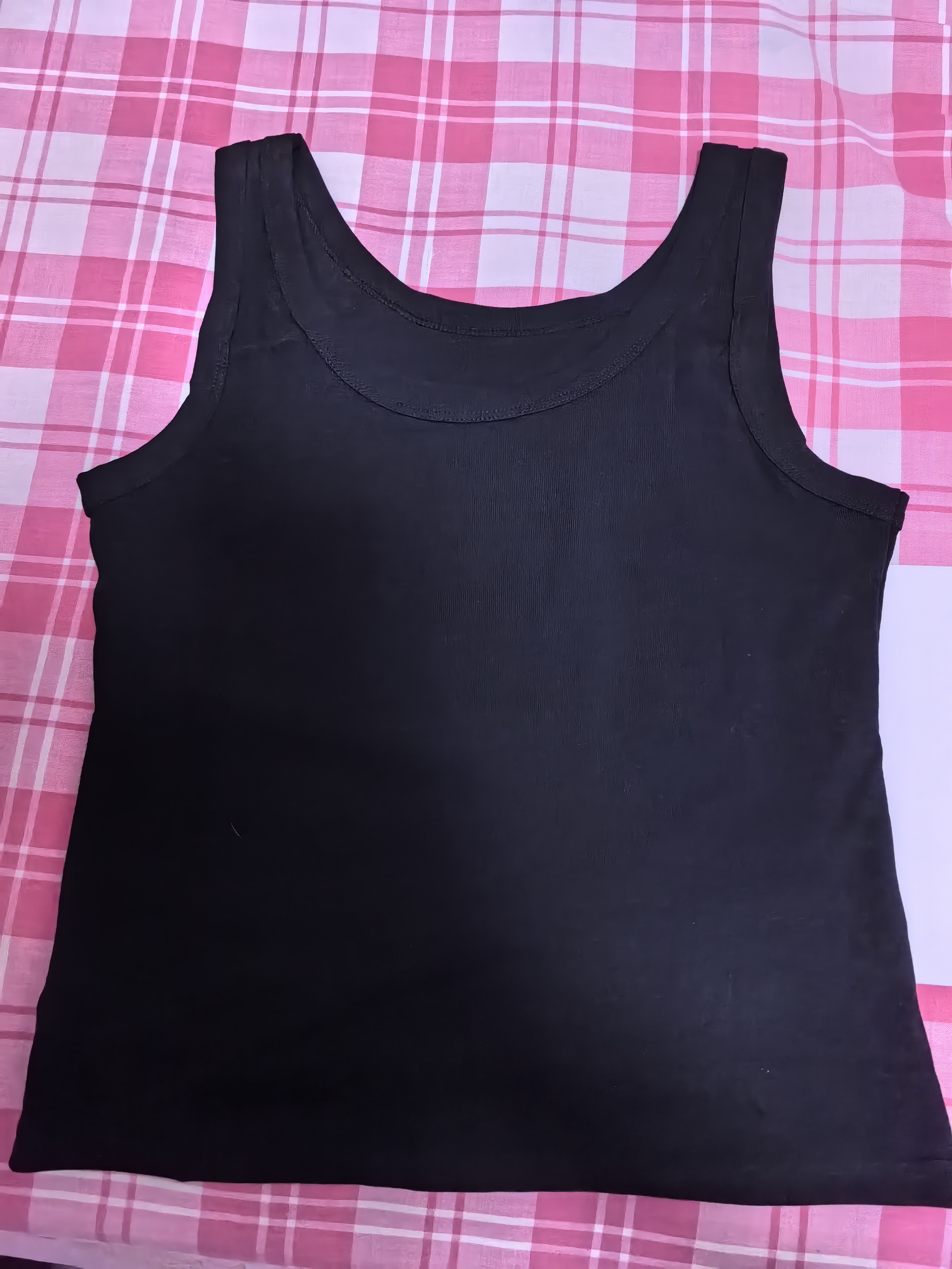 猫人夏季薄款纯棉背心女2026新款外穿显瘦遮副乳内搭美背吊带打底上衣 实拍图