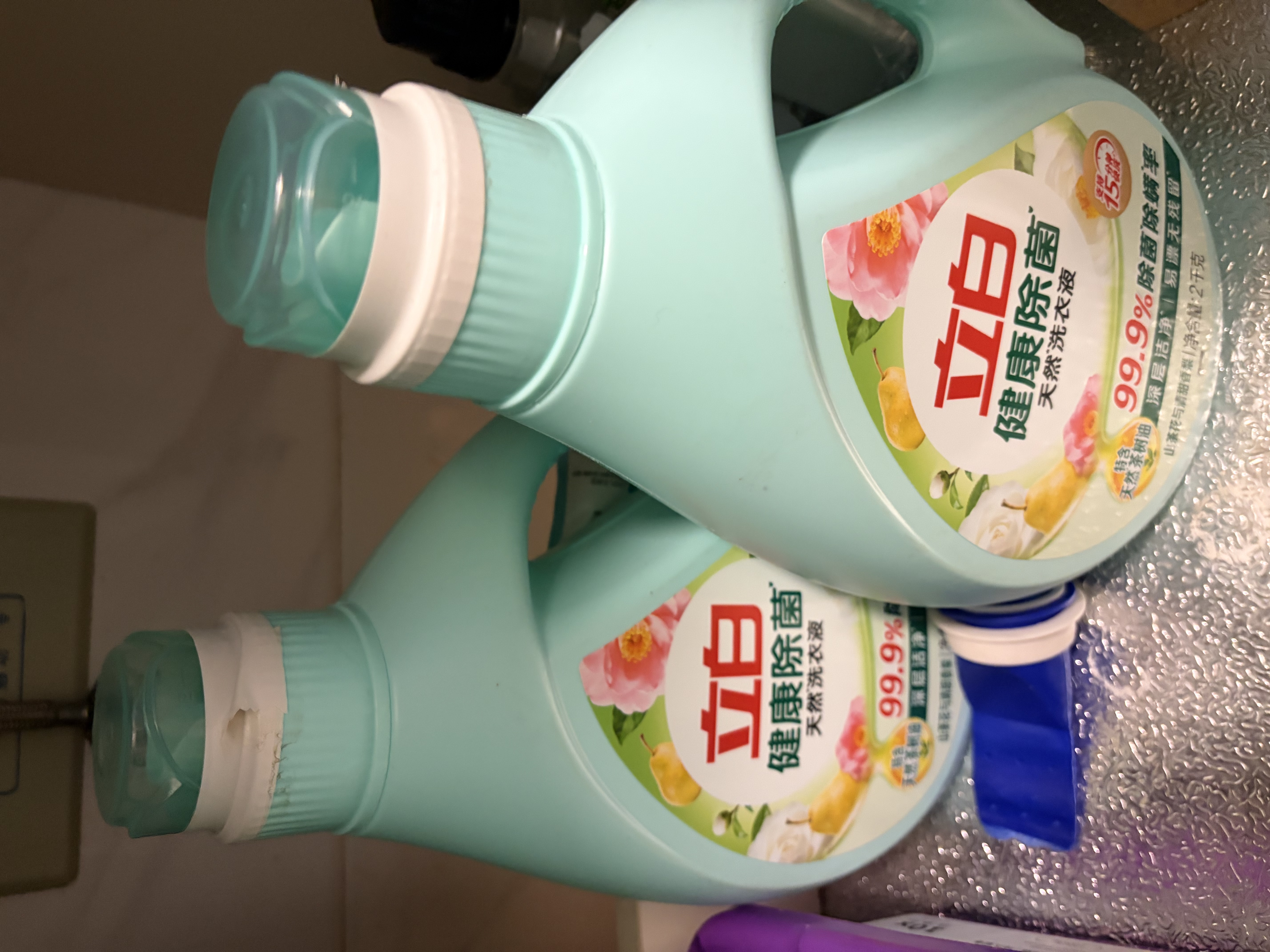 立白健康除菌天然洗衣液18斤手洗机洗15分钟快洗留香除螨抑菌祛味去渍 实拍图