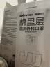 稳健棉里层高颜值口罩灭菌级一次性独立包装30只灰绿色防尘防过敏 实拍图