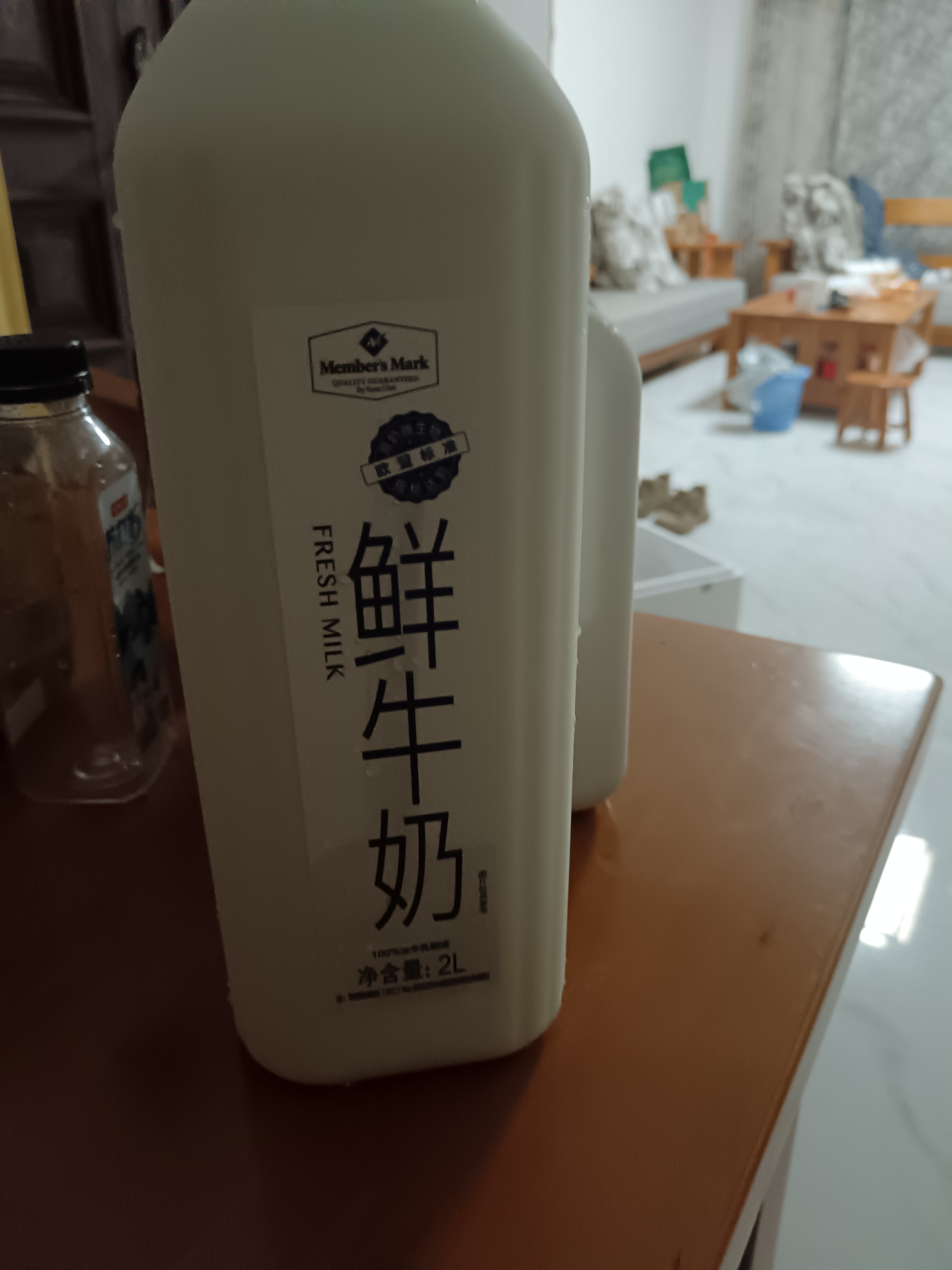 Member's Mark 鲜牛奶 全脂巴氏杀菌乳 2L 2L 实拍图