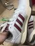 adidas ENTRAP美式校园风运动鞋少年感复古篮球风板鞋阿迪达斯   白色/红色   44 实拍图