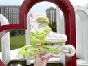 小状元轮滑鞋儿童溜冰鞋女童男童3-6-12岁专业初学滑轮旱冰鞋新款礼物L5 京东物流-桃桃粉【头盔护具包】 M (适合运动鞋32-35码)尺码可调 实拍图
