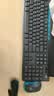 罗技（Logitech）MK275 键鼠套装 无线键鼠套装 办公键鼠套装 全尺寸 商务键鼠套装 带无线2.4G接收器 黑蓝色 实拍图