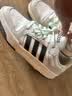 adidas ENTRAP美式校园风运动鞋少年感复古篮球风板鞋阿迪达斯   白色/金属暗银   37 实拍图
