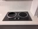 美的（Midea）凹面电磁炉双灶3500W大功率电陶炉嵌入式电磁灶不挑锅具恒匀火灶台一体面板多档控温DZ35AT09P 实拍图
