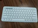 罗技（Logitech）时尚系列K390无线蓝牙键盘 超薄便携  K380升级版 白色 79键 实拍图