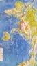 北斗地图2张便携式3d凹凸立体地形图中国地图世界地图学生专用2024年新版地理小学生中学生适用三维地势地貌模型挂图 实拍图