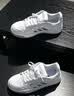 adidas ENTRAP美式校园风运动鞋少年感复古篮球风板鞋阿迪达斯   白色/金属暗银   38 实拍图