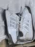 adidas双11主推 ENTRAP美式校园风运动鞋少年感复古板鞋阿迪达斯   白色/金属暗银   40 实拍图