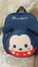 迪士尼（Disney）迪士尼幼儿园书包女孩小学生出游中大班男童双肩背包 st80253藏青 实拍图