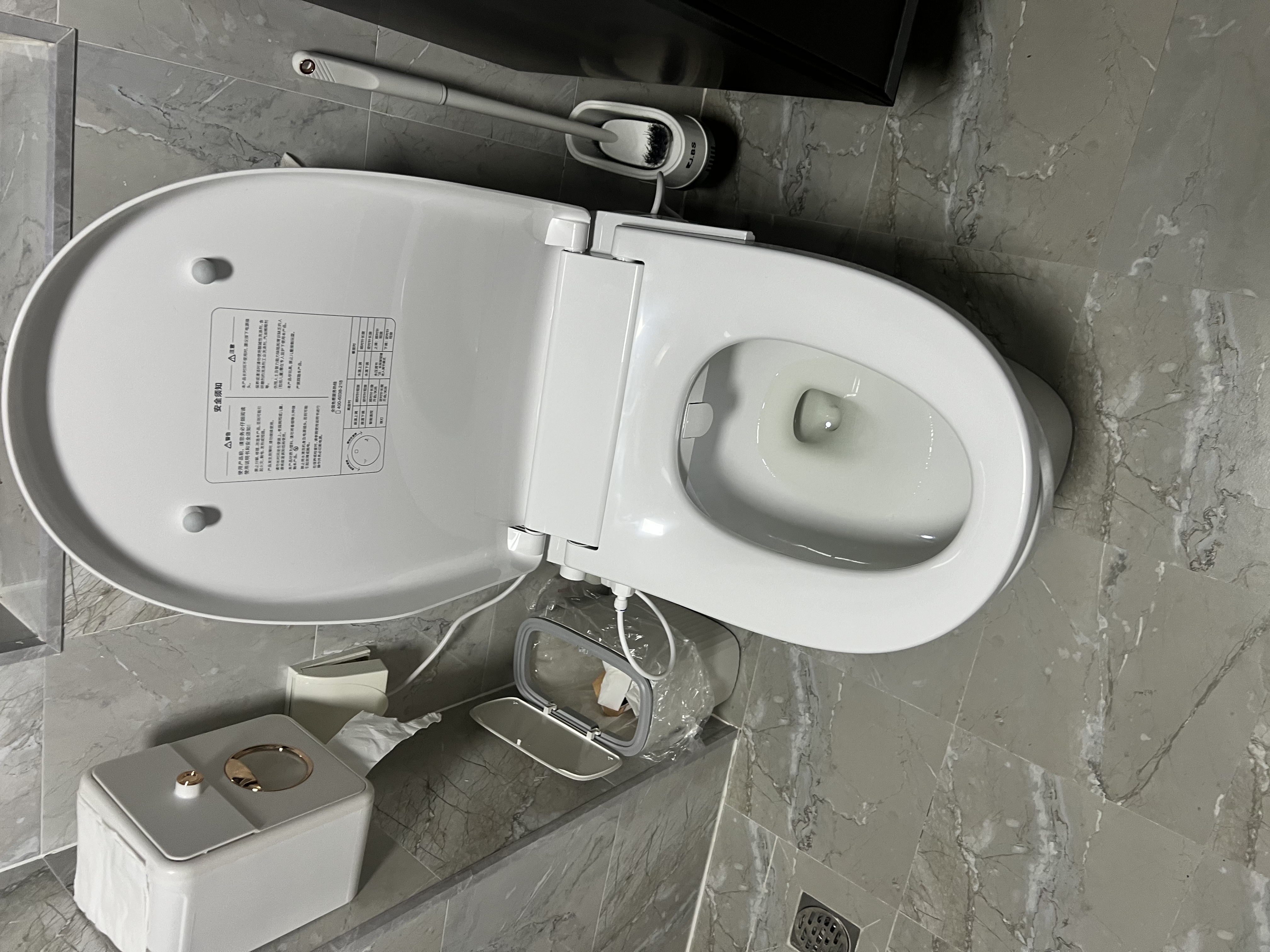 京东京造智能马桶盖lite全自动坐便盖多功能清洗座圈加热活水即热抗菌 实拍图