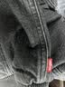 Levi's李维斯新款情侣同款美式复古水洗牛仔夹克棉服厚外套 黑灰色 XL 实拍图