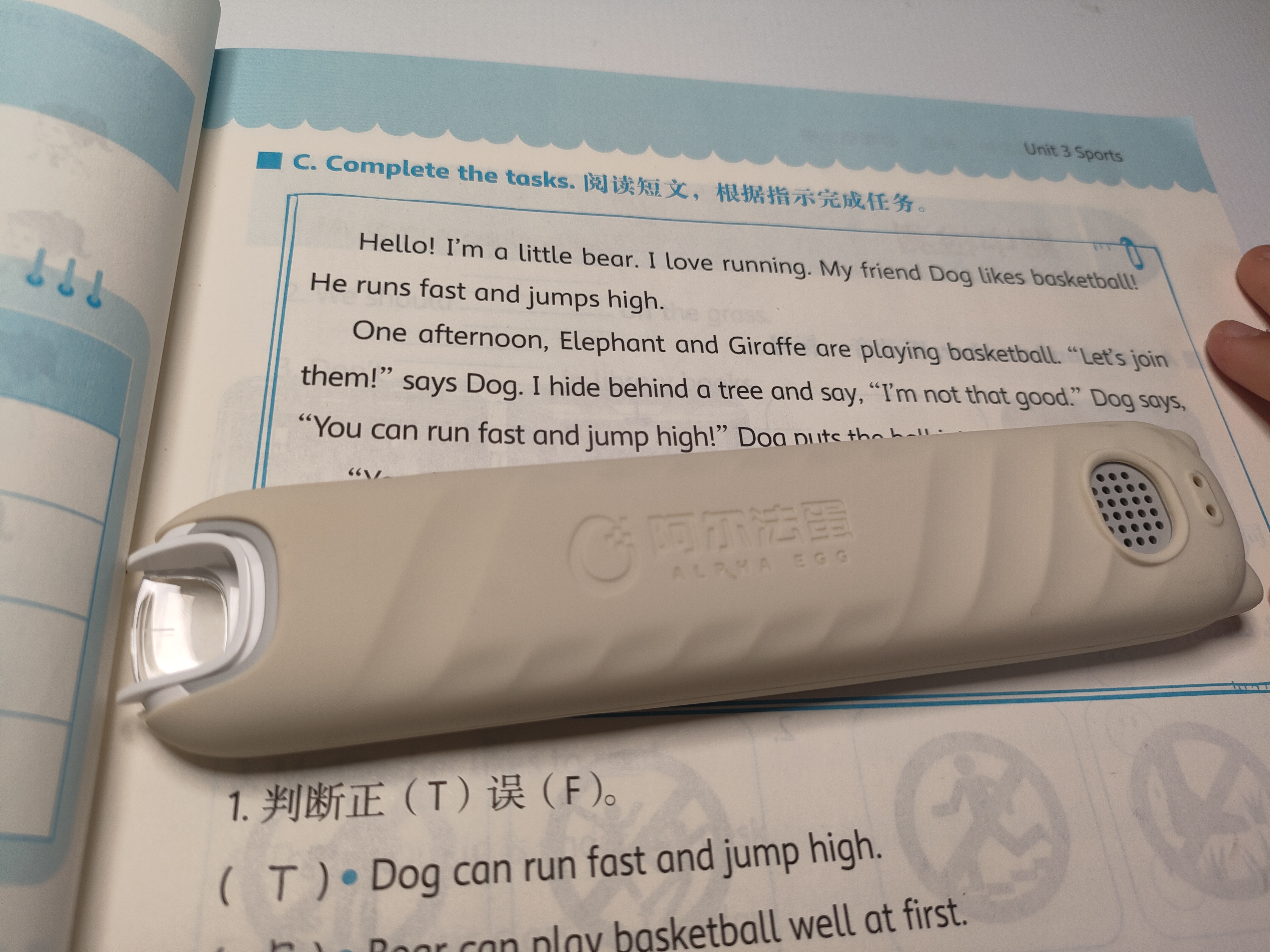 阿尔法蛋词典笔D1Pro 英语点读笔小初高中英翻译笔单词笔扫描笔学习笔电子词典扫读笔 实拍图