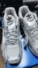 adidas JENNIE同款贝果鞋ASTIR厚底增高老爹鞋阿迪达斯三叶草   白/灰（推荐脚型偏宽偏高选大半码）   41 实拍图