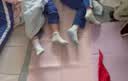 李宁（LI-NING）瑜伽垫便携午休睡健身垫子专业运动防滑男女士训练灰可折叠 实拍图
