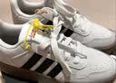 adidas「小锯齿」D-PAD CLASSIC美高风篮球风板鞋男女阿迪达斯   白色/蓝色/棕色   42 实拍图