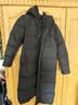 京东京造300g高充绒新款90羽绒服男女长款升级耐磨防泼水秋冬厚外套黑2XL 实拍图